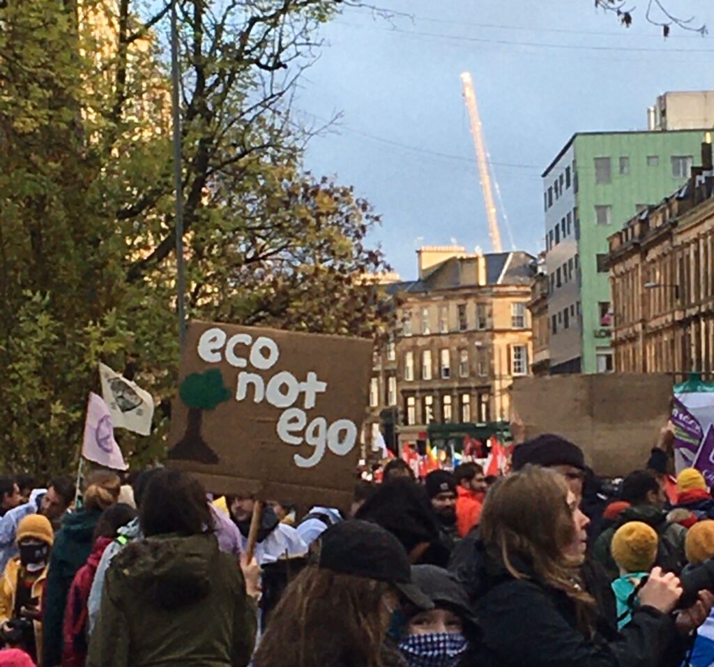 Manifestation au Kelvingrove Park